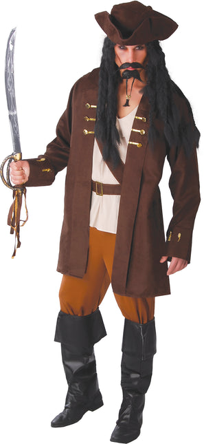 Costume da pirata marrone