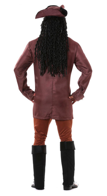 Costume da pirata marrone