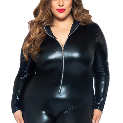 Tuta nera da donna Leg Avenue