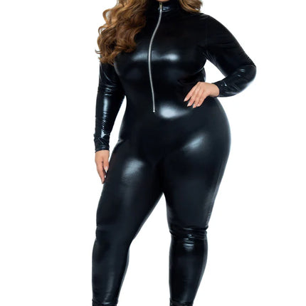 Tuta nera da donna Leg Avenue