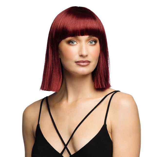 Parrucca Djamilla color terra di Siena