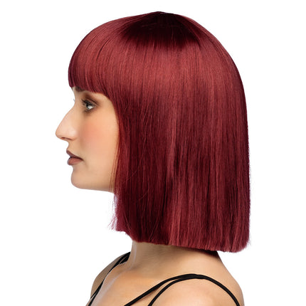 Parrucca Djamilla color terra di Siena