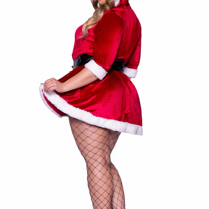 Vestito Donna Natale Rosso Ladies Leg Avenue