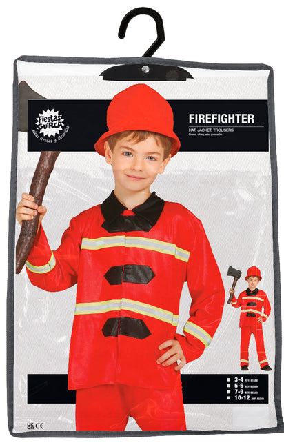 Tuta da vigile del fuoco bambino rosso