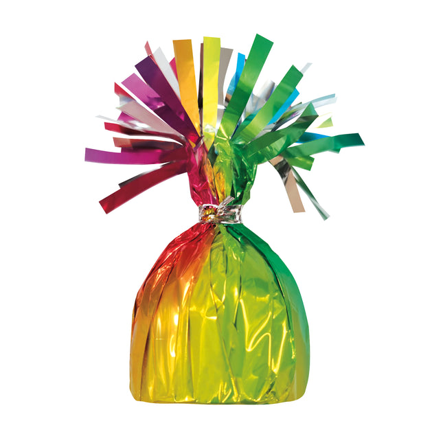Peso dei palloncini in foil arcobaleno