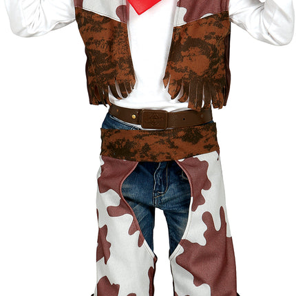 Costume da cowboy bambino marrone