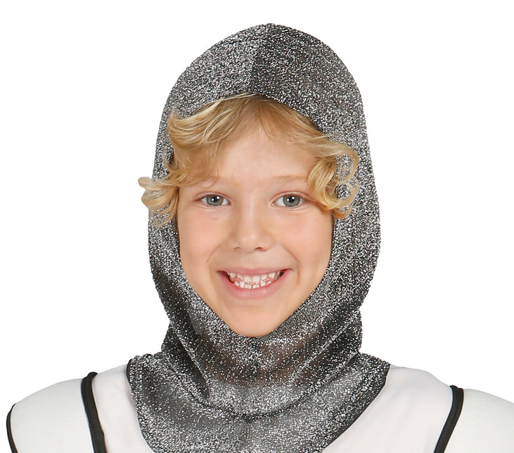 Costume da Cavaliere Medievale Bambino Argento