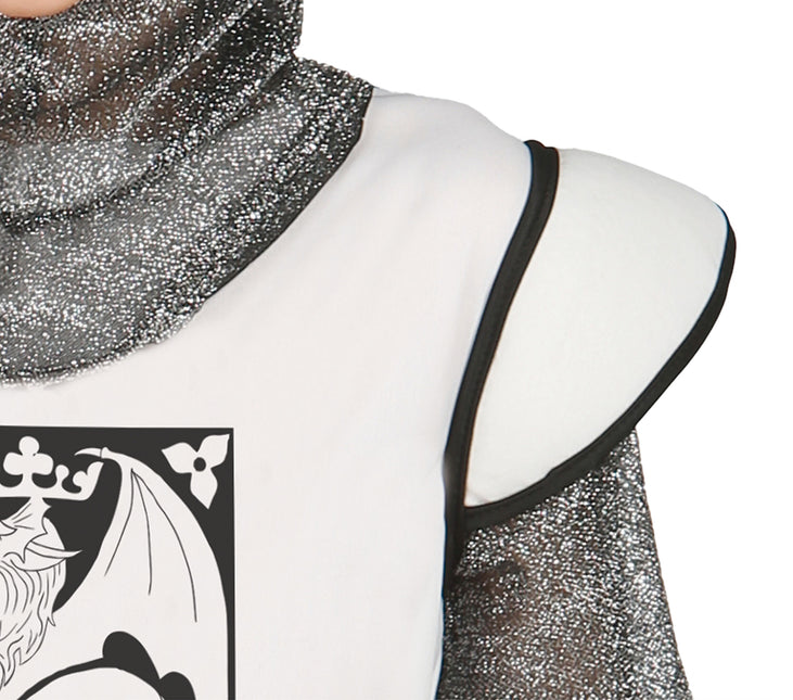 Costume da Cavaliere Medievale Bambino Argento