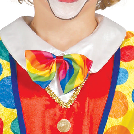 Costume da clown colorato per bambino