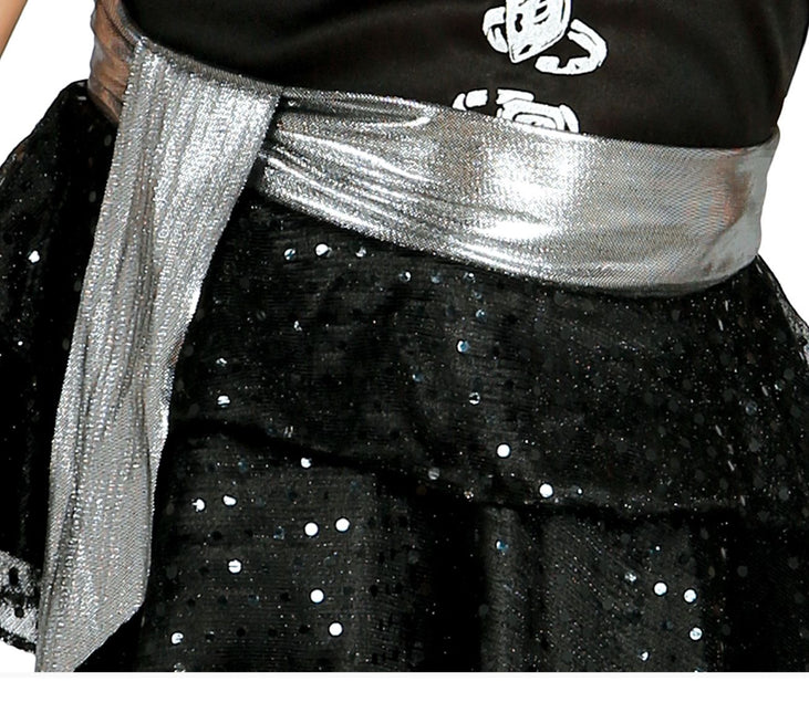 Costume Halloween Bambino Abito Scheletro Diamante