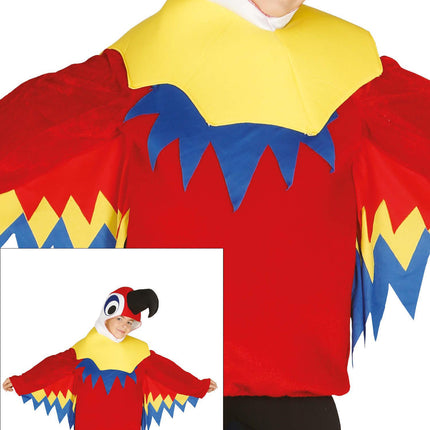 Costume da pappagallo bambino