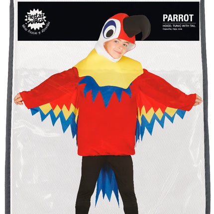 Costume da pappagallo bambino