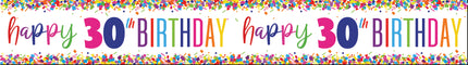Striscione Buon Compleanno 30 Anni 2,74m