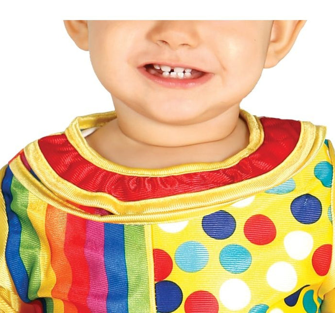 Costume da clown per bambino colorato