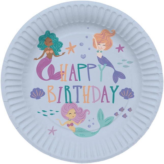 Piatti di Buon Compleanno Sirena