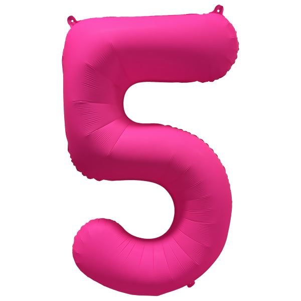 Palloncino a 5 anni Neon Rosa Vuoto 86 cm