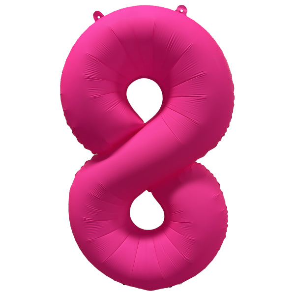 Palloncino 8 anni Neon Rosa Vuoto 86 cm
