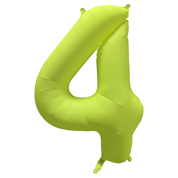 Palloncino a 4 anni Neon Giallo Vuoto 86cm