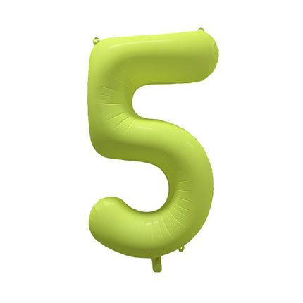 Palloncino a 5 anni Neon Giallo Vuoto 86cm