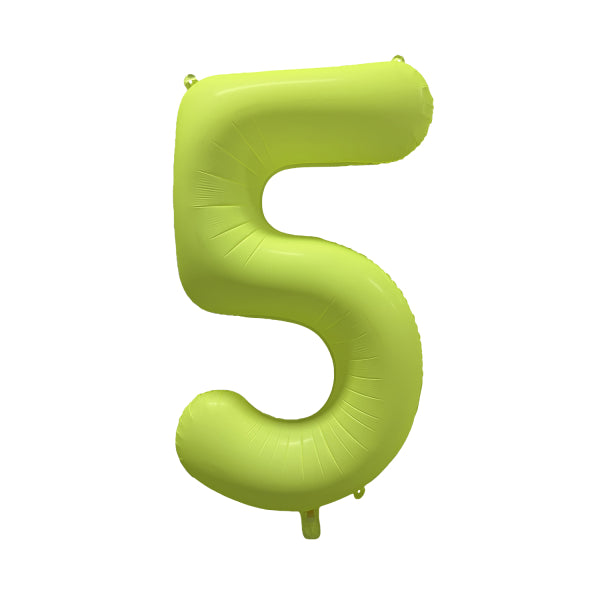 Palloncino a 5 anni Neon Giallo Vuoto 86cm