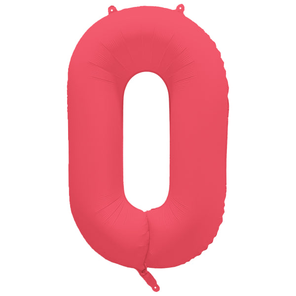 Palloncino 0 Year Figure Rosso Neon Vuoto 86cm