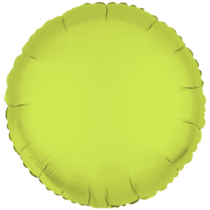 Palloncino a elio giallo neon vuoto 43 cm