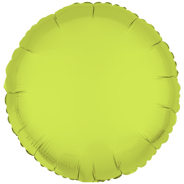 Palloncino a elio giallo neon vuoto 43 cm