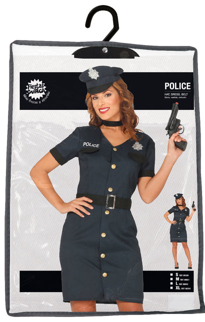 Tuta della polizia da donna blu