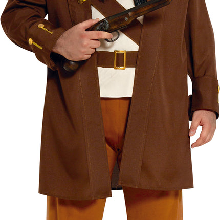 Costume da pirata marrone