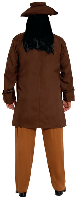 Costume da pirata marrone