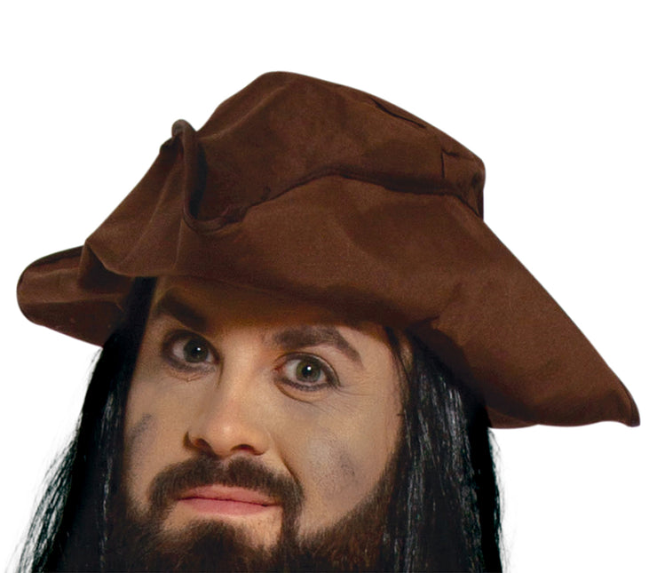 Costume da pirata marrone