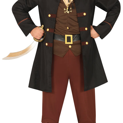 Abito Pirata Uomo Marrone