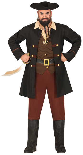 Abito Pirata Uomo Marrone