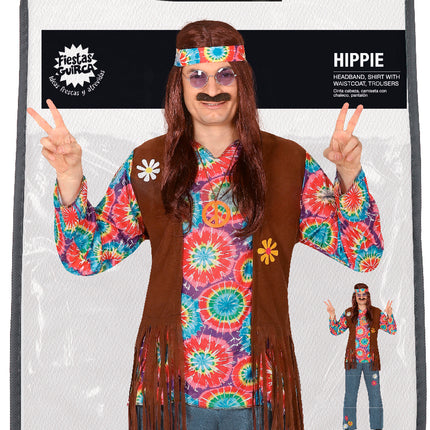Costume Hippie 60S Uomo