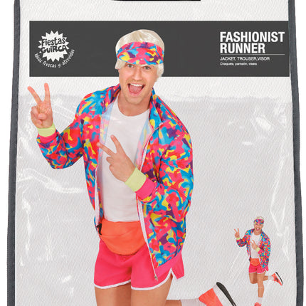 Costume Neon 80S colorato da uomo