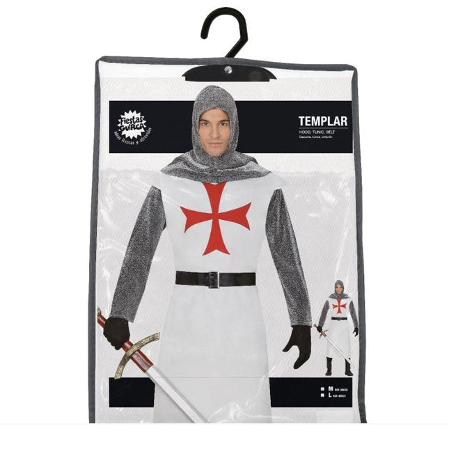 Costume da cavaliere bianco 14/16 anni
