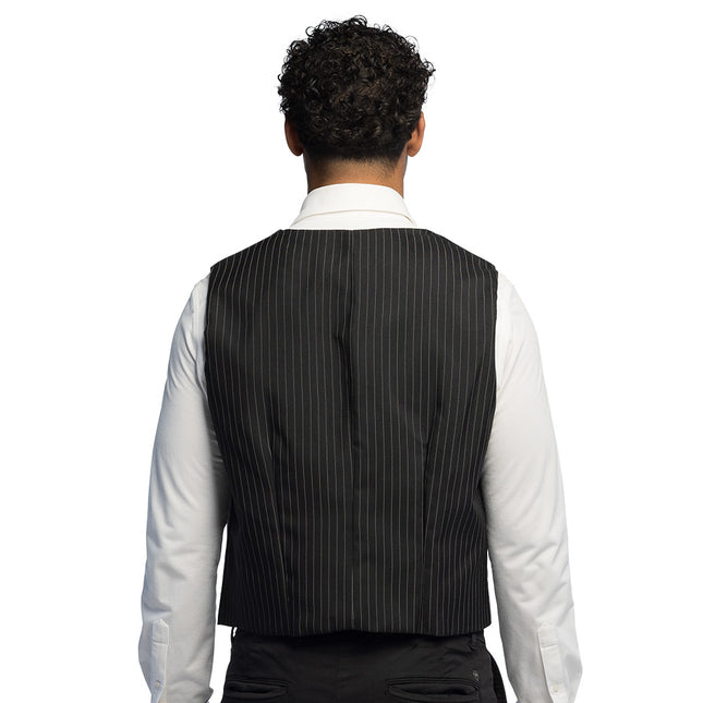 Gilet gessato nero (L/XL)