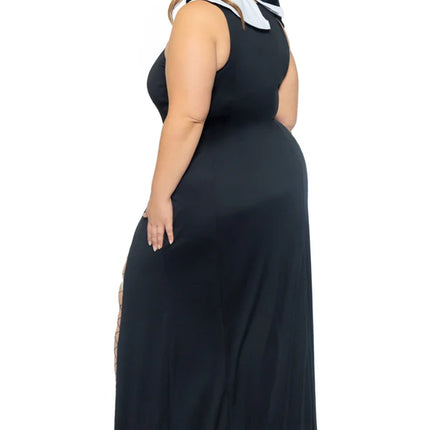 Costume da suora Nero Donna Leg Avenue