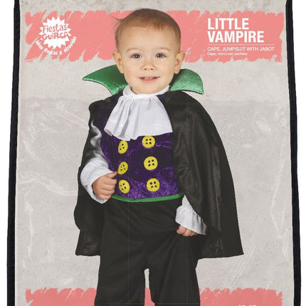 Costume da vampiro per Halloween da bambino nero
