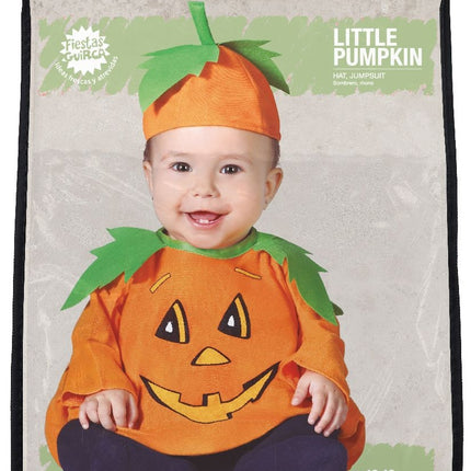 Costume di Halloween da zucca per bambino arancione