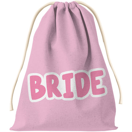 Borsa regalo - Sposa - She Said Yaasss - Poliestere - Rosa
