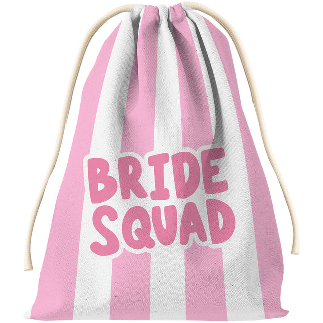 Borsa regalo - Sposa - She Said Yaasss - Poliestere - Rosa/Bianco