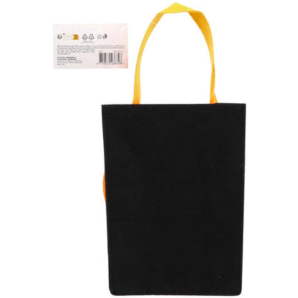 Borsa per dolcetto o scherzetto Zucca di feltro - Halloween BoOo! - 27x20x10 cm