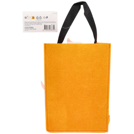 Borsa per dolcetto o scherzetto Fantasma di feltro - Halloween BoOo! - 27x20x10 cm