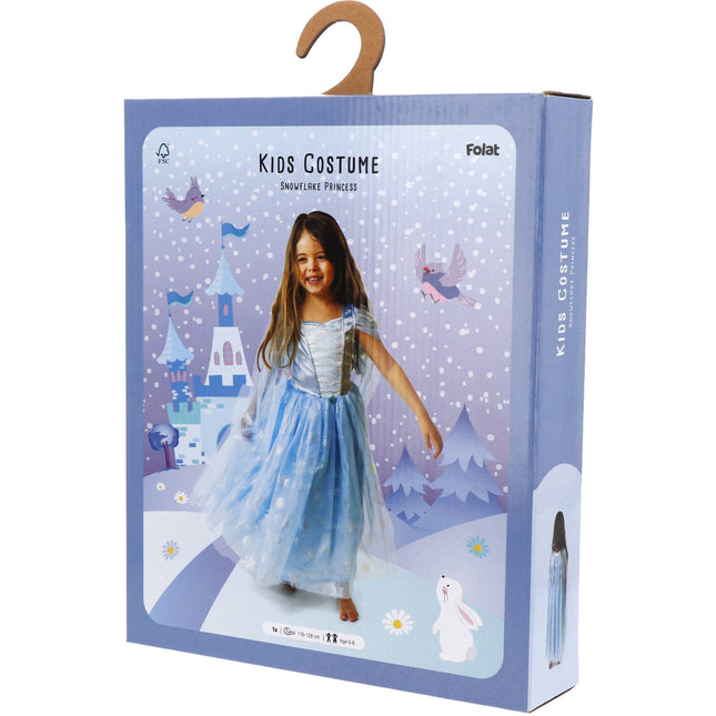 <tc>Folat</tc> Abito principessa fiocco di neve bambina