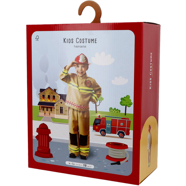 <tc>Folat</tc> Tuta da vigile del fuoco con elmetto Ragazzo