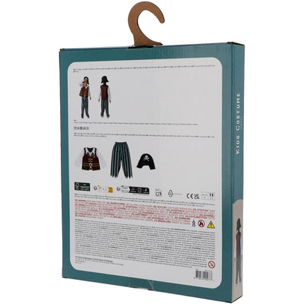 <tc>Folat</tc> Costume da pirata con cappello da pirata Ragazzo