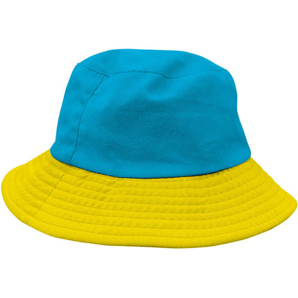 Cappello da pescatore Colorblock Blu/Giallo