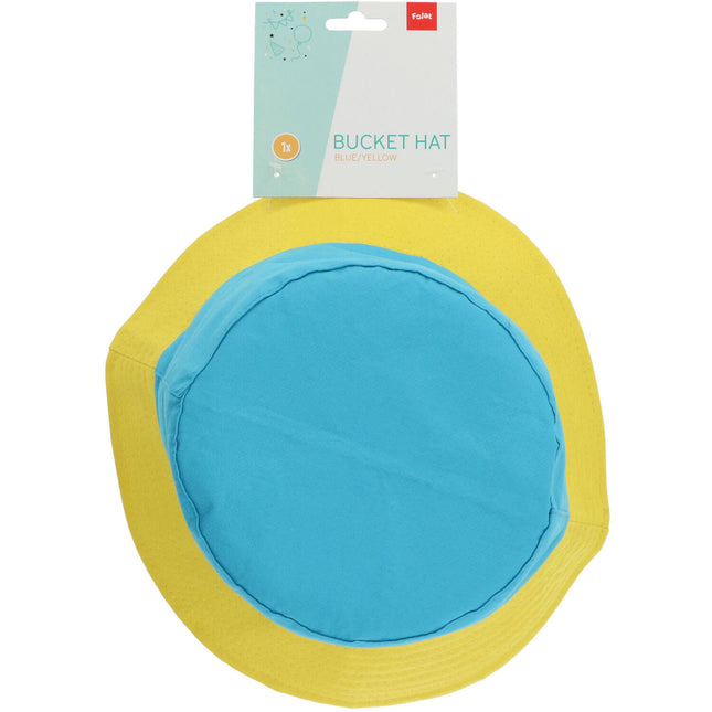 Cappello da pescatore Colorblock Blu/Giallo
