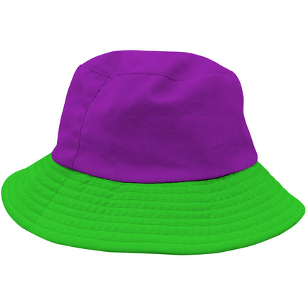 Cappello da pescatore Colorblock viola/verde